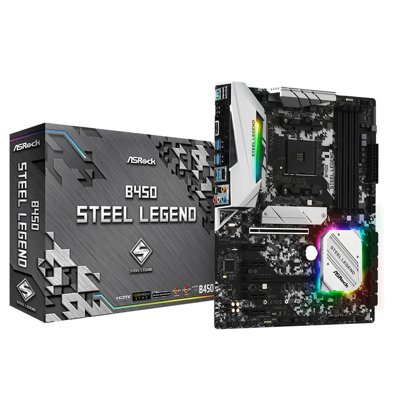 Asrock B450 Steel Legend DDR4 Motherboard
