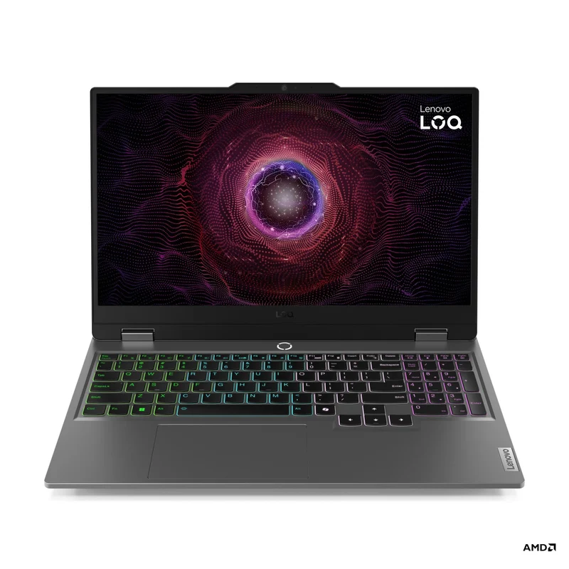 Lenovo LOQ 15ARP9 83JC00JEPH Gaming Laptop (Luna Grey) | 15.6" FHD (1920x1080) IPS 144Hz | Ryzen 5 7235HS | 12GB RAM | 512GB SSD | RTX 4050 | Windows 11 Home | Lenovo Modern Gaming Backpack
