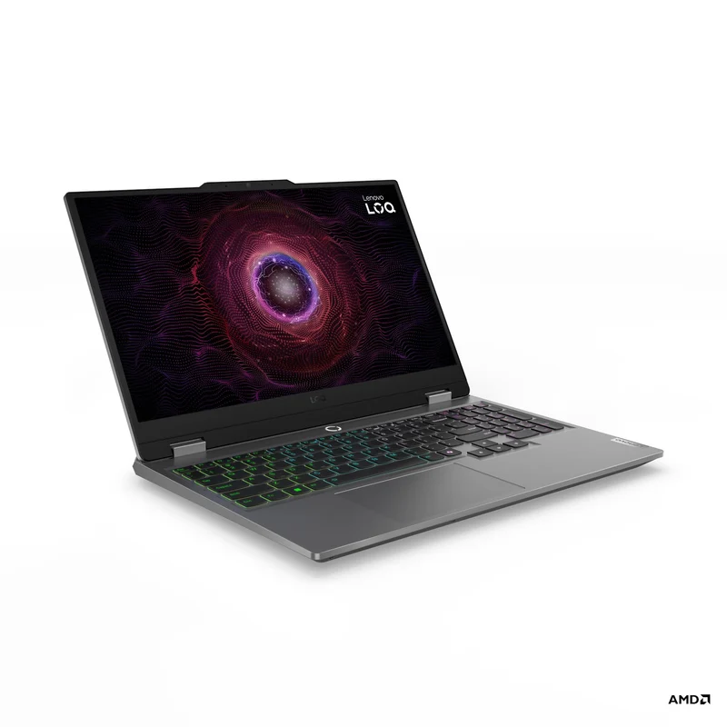 Lenovo LOQ 15ARP9 83JC00JEPH Gaming Laptop (Luna Grey) | 15.6" FHD (1920x1080) IPS 144Hz | Ryzen 5 7235HS | 12GB RAM | 512GB SSD | RTX 4050 | Windows 11 Home | Lenovo Modern Gaming Backpack