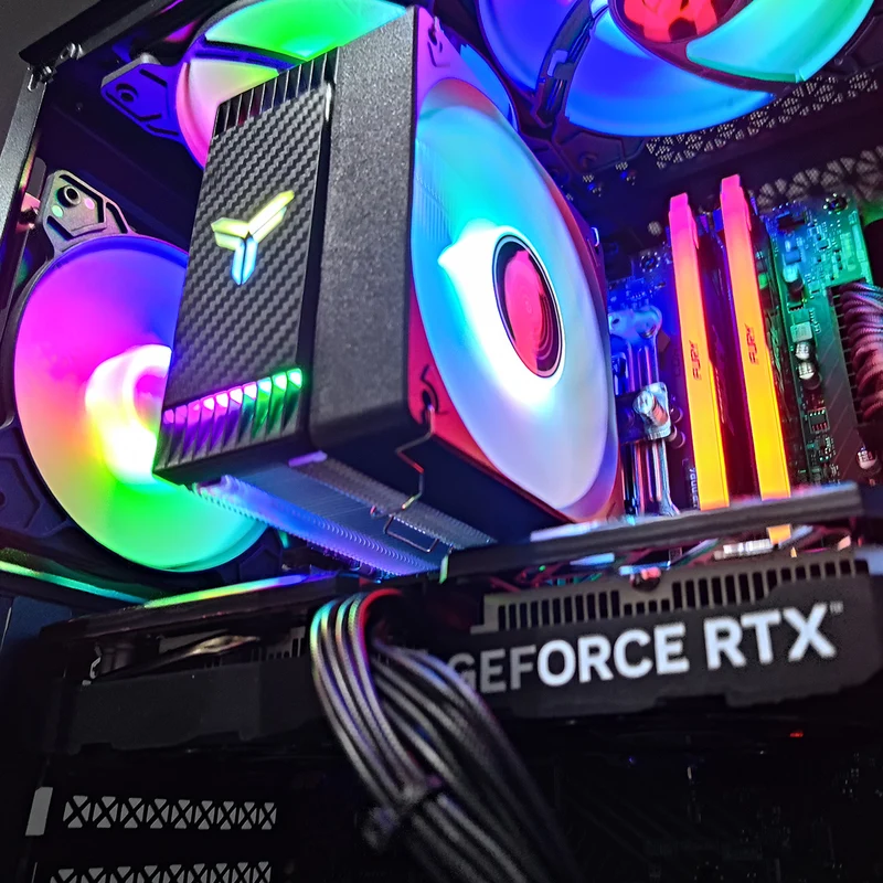 Alpha Reyna Black Desktop Gaming PC | Intel i5 12400F | 16GB RAM | 500GB SSD | RTX 4060 | Windows 11 Pro