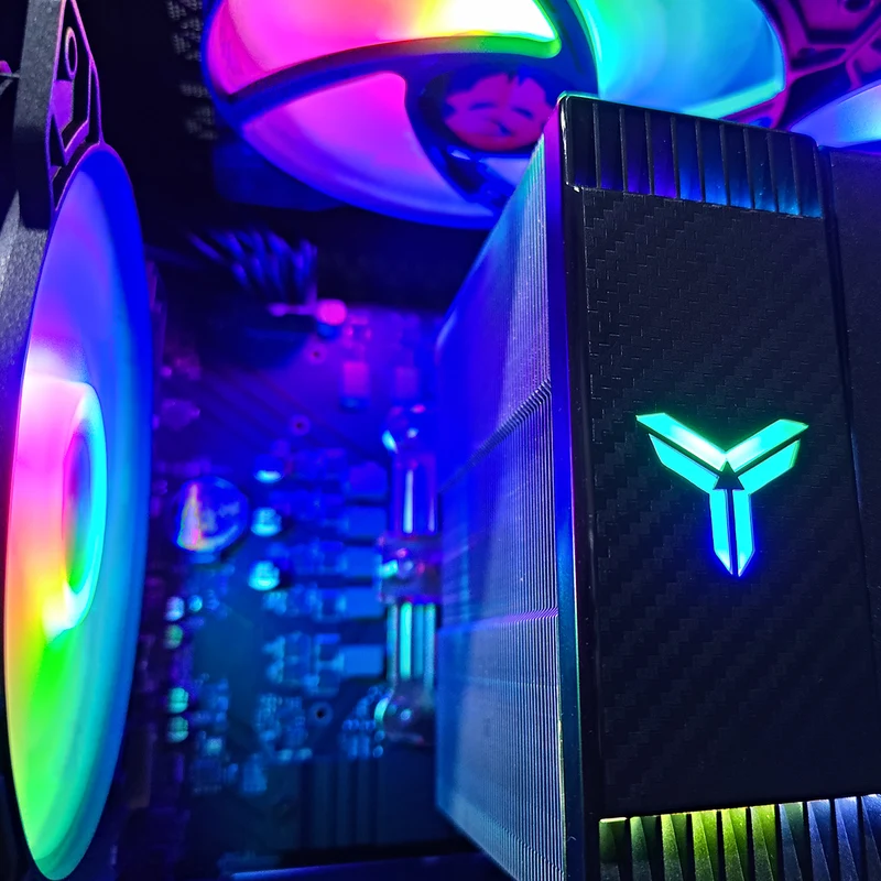 Alpha Reyna Black Desktop Gaming PC | Intel i5 12400F | 16GB RAM | 500GB SSD | RTX 4060 | Windows 11 Pro