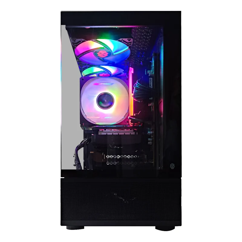 Alpha Reyna Black Desktop Gaming PC | Intel i5 12400F | 16GB RAM | 500GB SSD | RTX 4060 | Windows 11 Pro