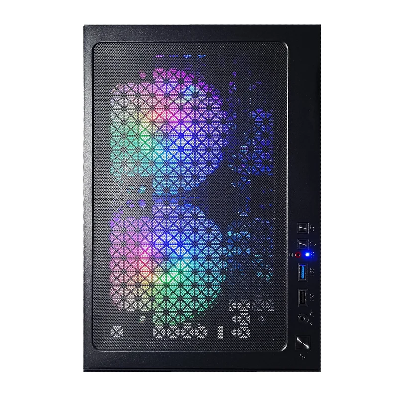 Alpha Reyna Black Desktop Gaming PC | Intel i5 12400F | 16GB RAM | 500GB SSD | RTX 4060 | Windows 11 Pro