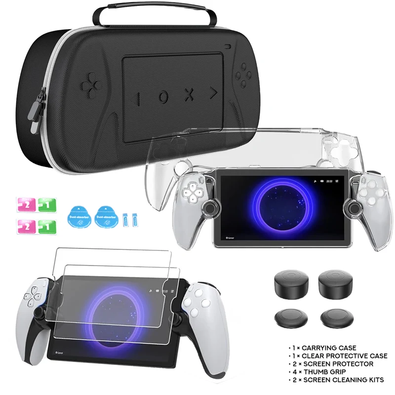 Tokluck 10-in-1 Accessories Set for Playstation Portal (Black) (NG-P5362)