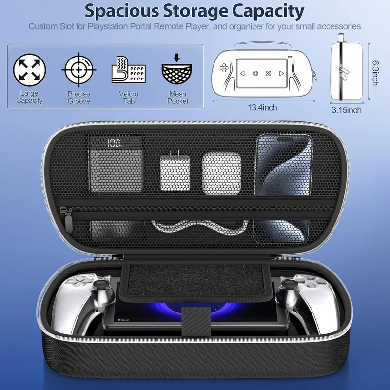 Tokluck 10-in-1 Accessories Set for Playstation Portal (Black) (NG-P5362)