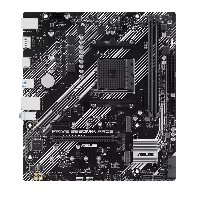 ASUS Prime B550M-K ARGB AM4 Motherboard