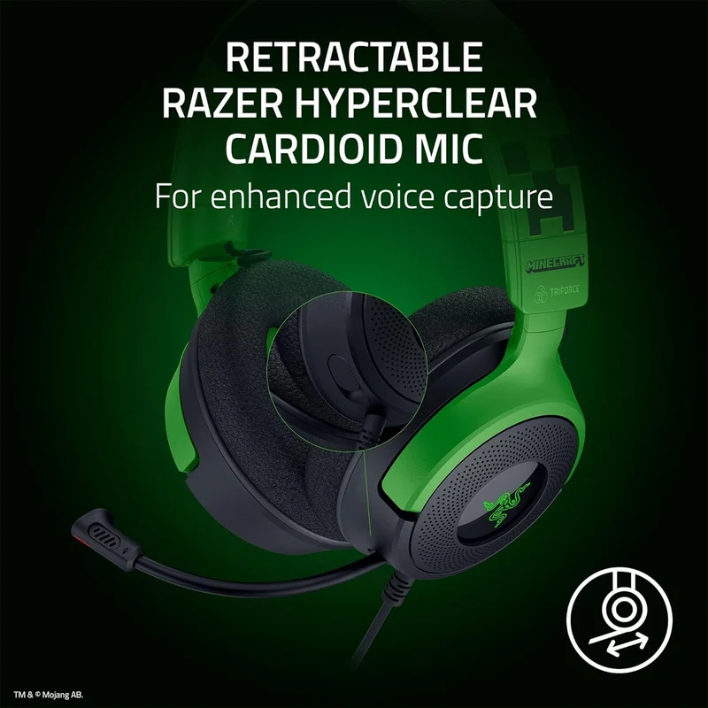 Razer Kraken V4 X Wired Gaming Headset (Minecraft Edition)