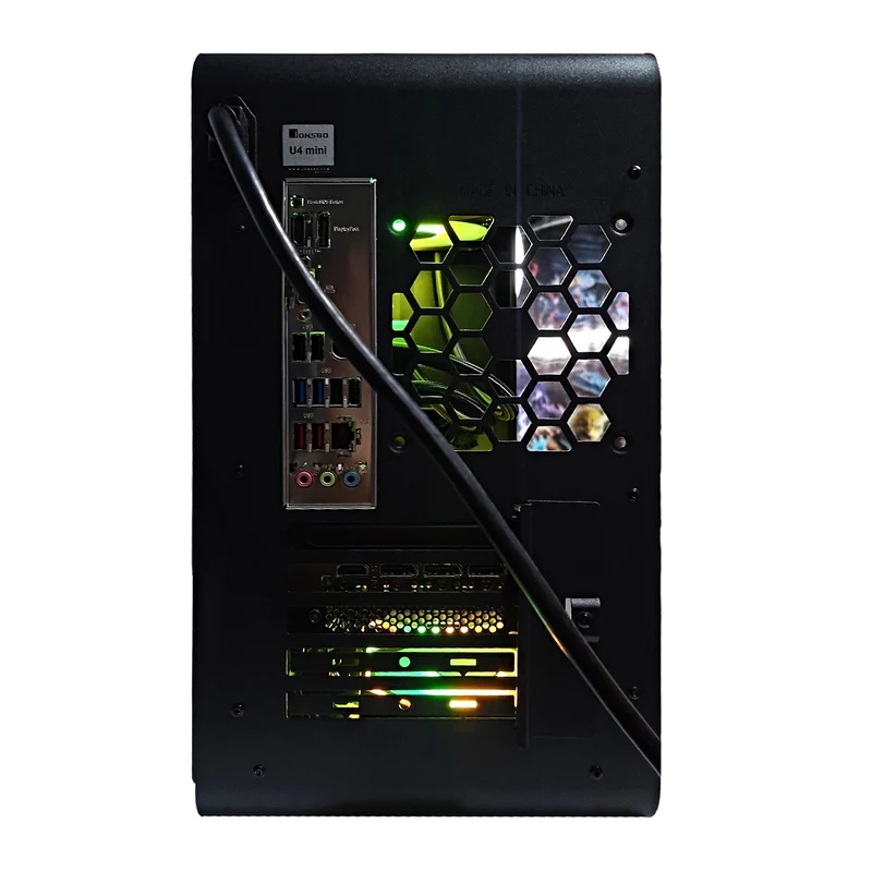 Aurora U4 Mini Black Desktop Gaming PC | AMD Ryzen 5 7600 | 32GB RAM | 1TB SSD | RTX 4070 | Windows 11 Pro