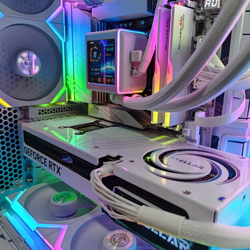 Ultra O11 Vision White Desktop Gaming PC | AMD Ryzen 7 9800X3D | 64GB RAM | 2TB SSD | RTX 5070 Ti | Windows 11 Pro