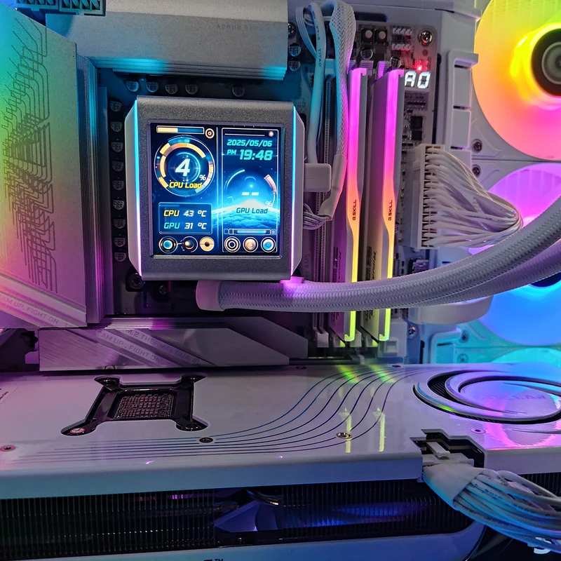 Ultra O11 Vision White Desktop Gaming PC | AMD Ryzen 7 9800X3D | 64GB RAM | 2TB SSD | RTX 5070 Ti | Windows 11 Pro