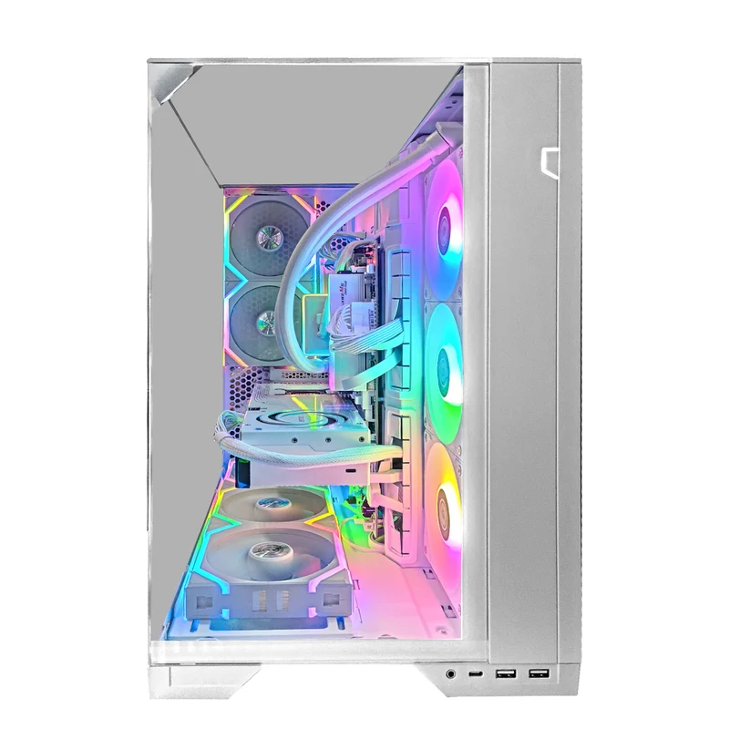 Ultra O11 Vision White Desktop Gaming PC | AMD Ryzen 7 9800X3D | 64GB RAM | 2TB SSD | RTX 5070 Ti | Windows 11 Pro