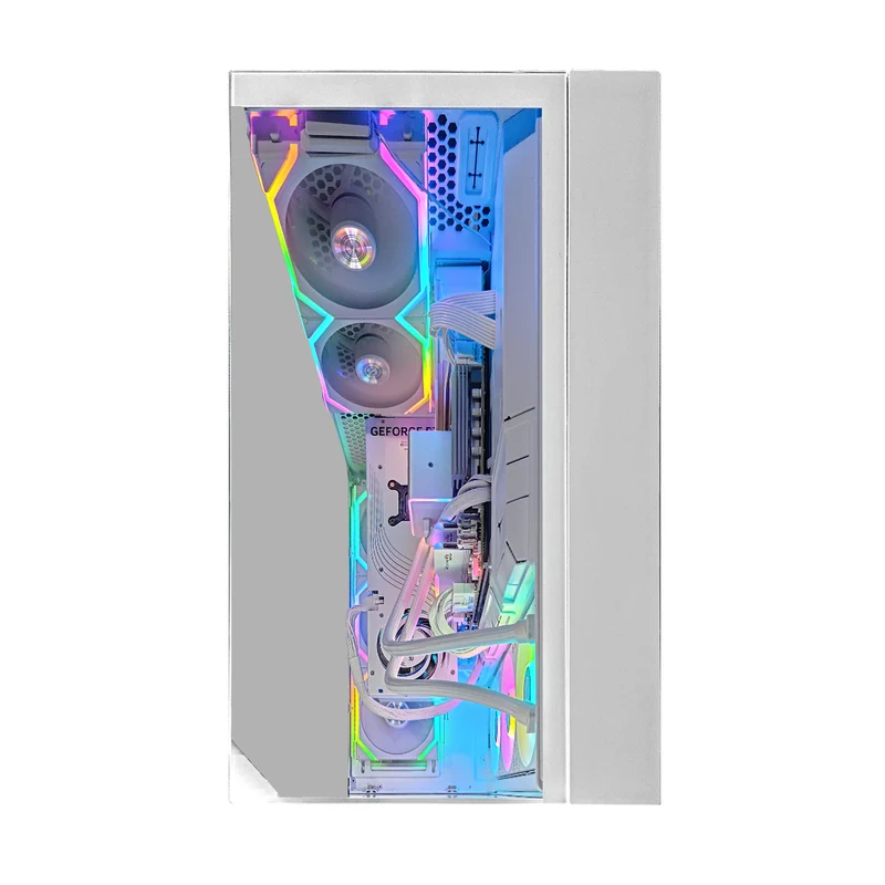 Ultra O11 Vision White Desktop Gaming PC | AMD Ryzen 7 9800X3D | 64GB RAM | 2TB SSD | RTX 5070 Ti | Windows 11 Pro