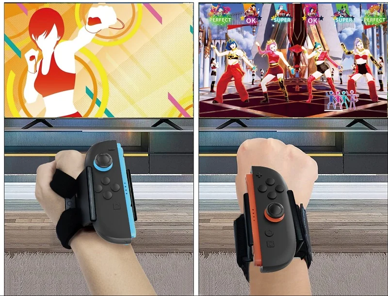 Ipega 6-in-1 Wrist Bands & Hand Wraps for Nintendo Switch 2 / Nintendo Switch OLED / Nintendo Switch (PG-SW2136)