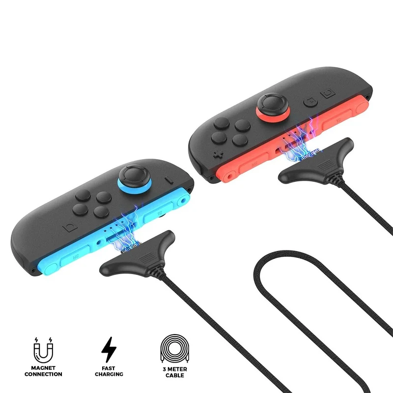 Ipega 2-in-1 Magnetic Charging Cable 3m for Nintendo Switch 2 (PG-SW2119A)