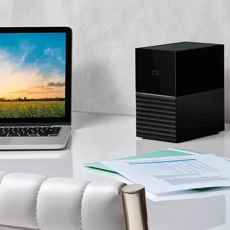 WD My Book Duo 20TB USB 3.2 Gen 1 USB-C/A 3.5" RAID Hard Drive (WDBFBE0200JBK-SESN)