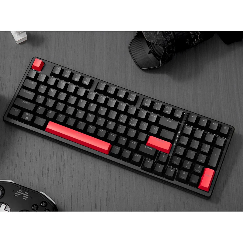 Keychron Lemokey X5 QMK Red Backlight 96% Wired Mechanical Gaming Keyboard (Brown Switch) (X5-A3)