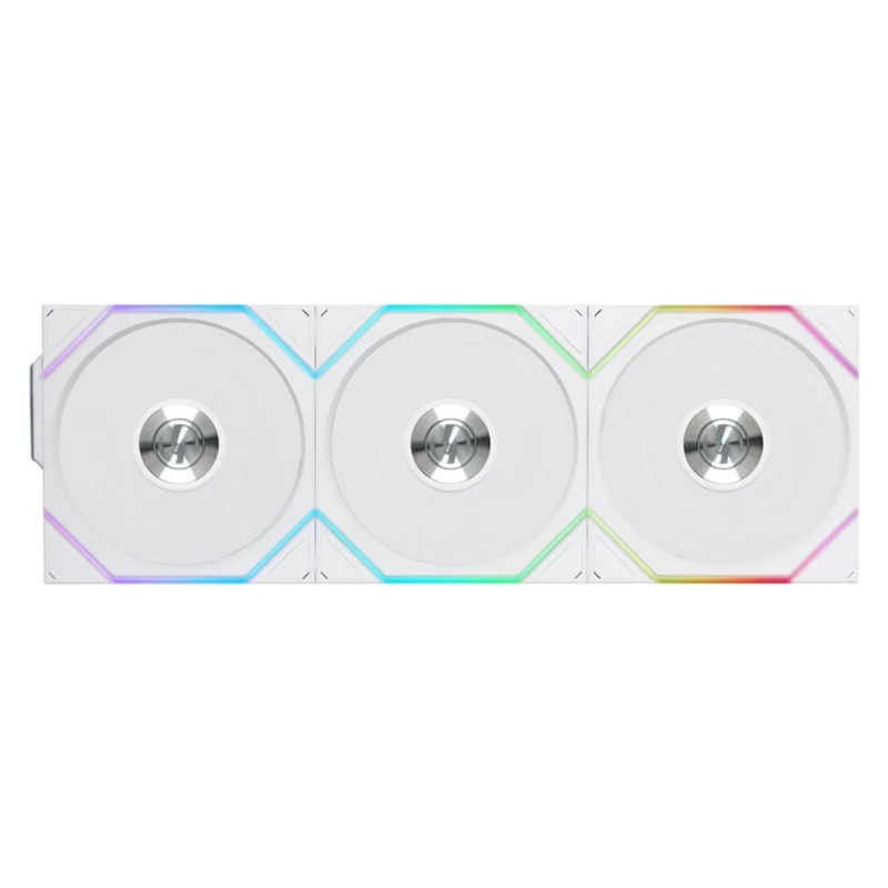 Lian Li Uni Fan TL Wireless 120mm Reverse Blade Revolutionary ARGB Triple Fan (Black, White)