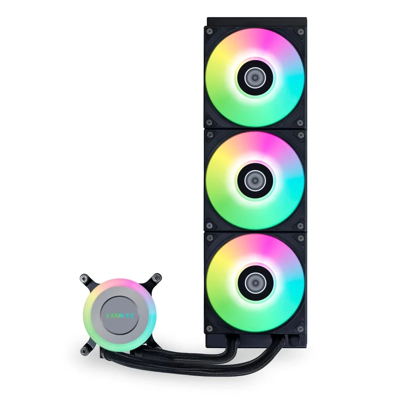 Lian Li Galahad II Lite 360mm RGB Fans Closed Loop AIO CPU Cooler (Black) (GA2L36RB)