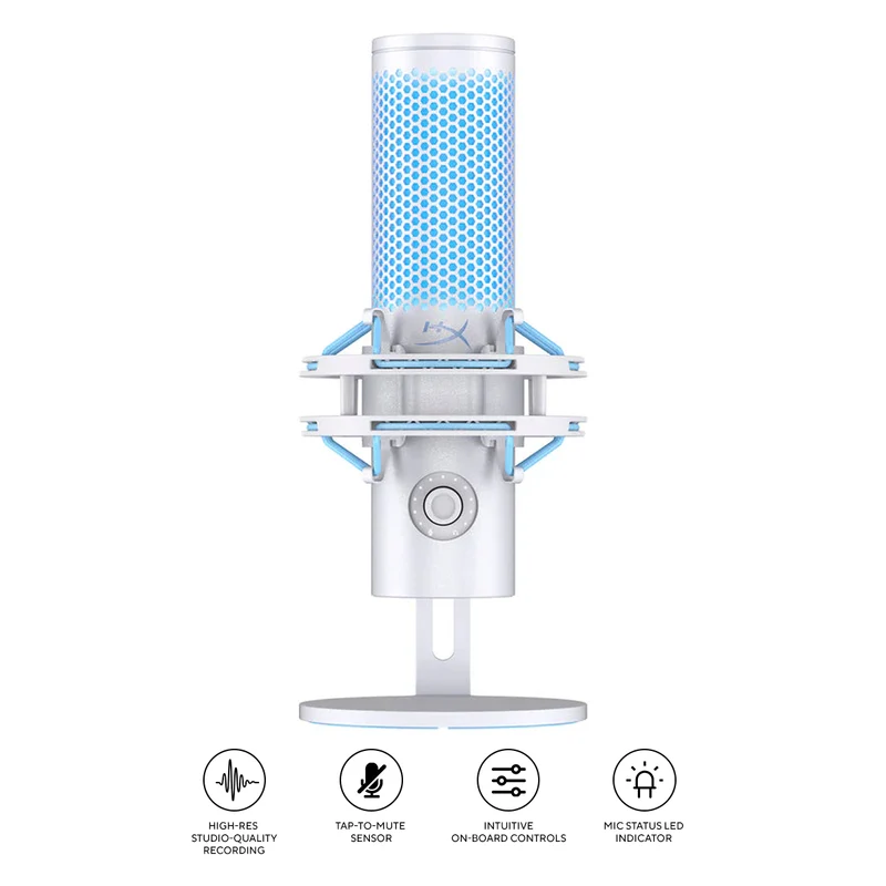 HyperX Quadcast 2 USB Microphone (Frost)