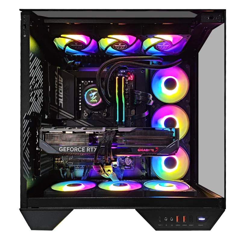 Ultra Arcee DY470 Black Desktop Gaming PC | AMD Ryzen 7 7800X3D | 64GB RAM | 2TB SSD | RTX 5070 TI | Windows 11 Pro