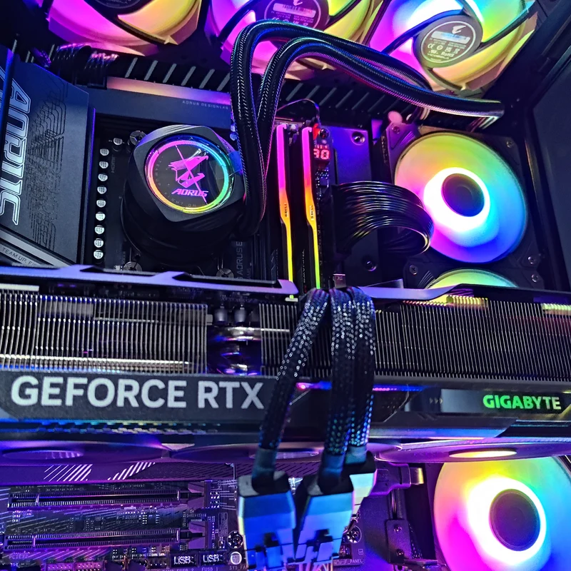 Ultra Arcee DY470 Black Desktop Gaming PC | AMD Ryzen 7 7800X3D | 64GB RAM | 2TB SSD | RTX 5070 TI | Windows 11 Pro