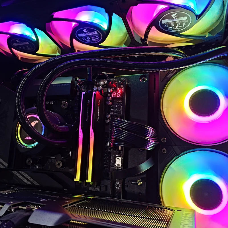 Ultra Arcee DY470 Black Desktop Gaming PC | AMD Ryzen 7 7800X3D | 64GB RAM | 2TB SSD | RTX 5070 TI | Windows 11 Pro