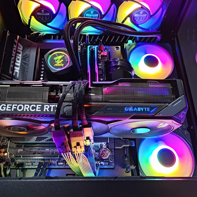 Ultra Arcee DY470 Black Desktop Gaming PC | AMD Ryzen 7 7800X3D | 64GB RAM | 2TB SSD | RTX 5070 TI | Windows 11 Pro