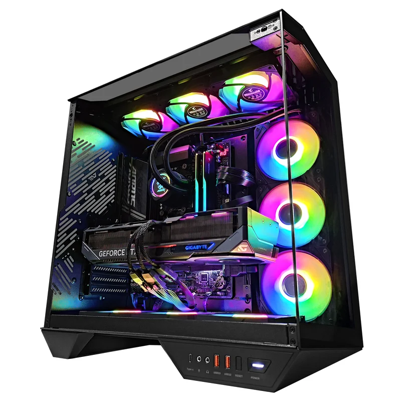 Ultra Arcee DY470 Black Desktop Gaming PC | AMD Ryzen 7 7800X3D | 64GB RAM | 2TB SSD | RTX 5070 TI | Windows 11 Pro