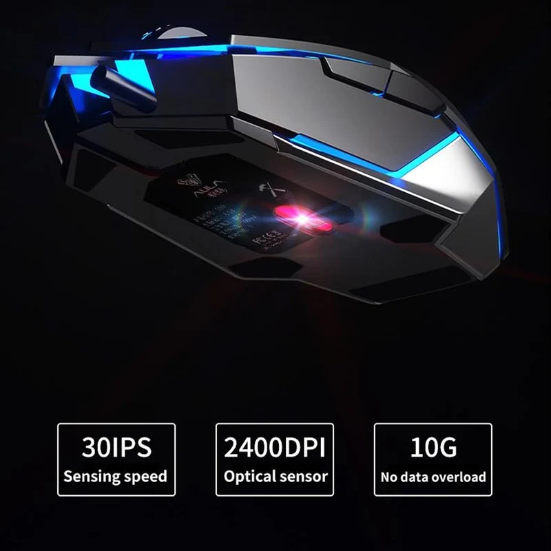 Aula Wind T201 Wired Membrane Gaming Keyboard & Mouse Combo (Black)