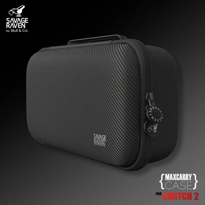 Skull & Co. Maxcarry Case for Nintendo Switch 2 (Black) (MCCASE-NS2-BK)