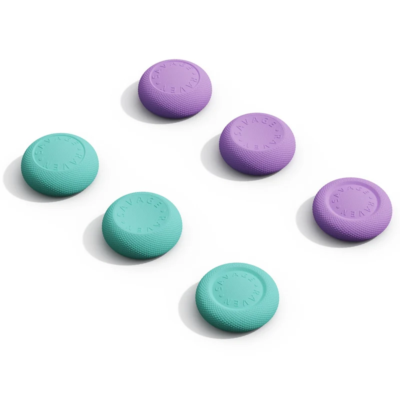 Skull & Co. Thumb Grip for Nintendo Switch 2 (Black, Neon Blue/Red, Galactic Purple, Light Purple/Light Green, Blue/Yellow)