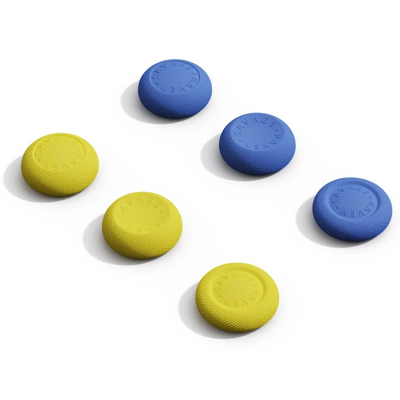 Skull & Co. Thumb Grip for Nintendo Switch 2 (Black, Neon Blue/Red, Galactic Purple, Light Purple/Light Green, Blue/Yellow)