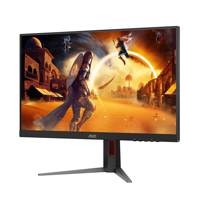AOC 27G4H/71 27" FHD (1920x1080) IPS 200Hz 0.3Ms Adaptive-Sync Gaming Monitor with Height / Tilt / Swivel / Pivot Adjustment (Black/Red)