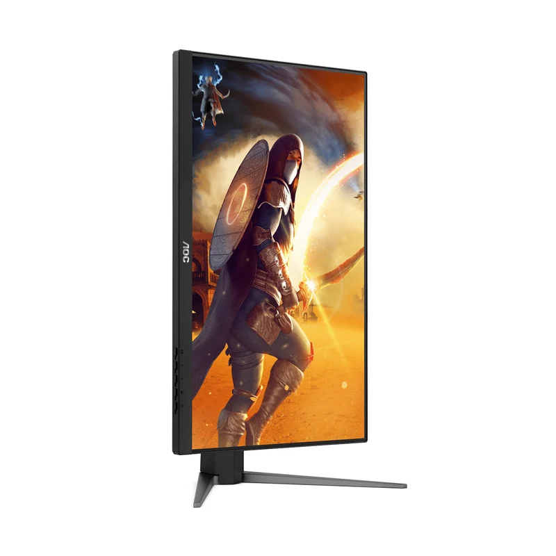 AOC 24G4H 24" FHD (1920x1080) IPS 200Hz 0.3Ms Adaptive-Sync Gaming Monitor with Height / Tilt / Swivel / Pivot Adjustment (Black/Red)