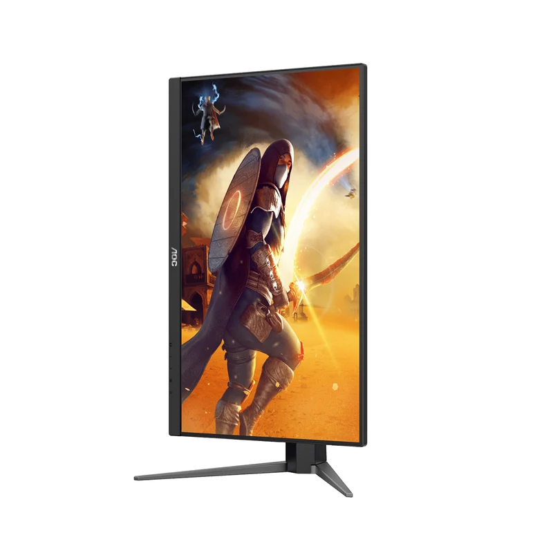 AOC 24G4H 24" FHD (1920x1080) IPS 200Hz 0.3Ms Adaptive-Sync Gaming Monitor with Height / Tilt / Swivel / Pivot Adjustment (Black/Red)