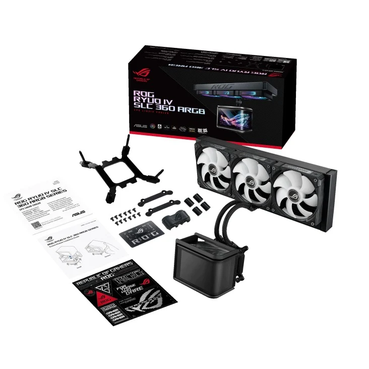 Asus ROG RYUO IV SLC 360 ARGB CPU Liquid Cooler (Black)