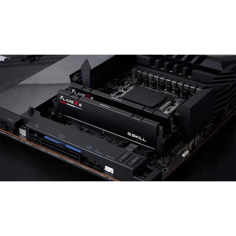 G.Skill Flare X5 64GB (32GBx2) DDR5 6000 MT/s CL36-36-36-96 1.35V Intel XMP / AMD EXPO Desktop Memory (Matte Black) (F5-6000J3636F32GX2-FX5)