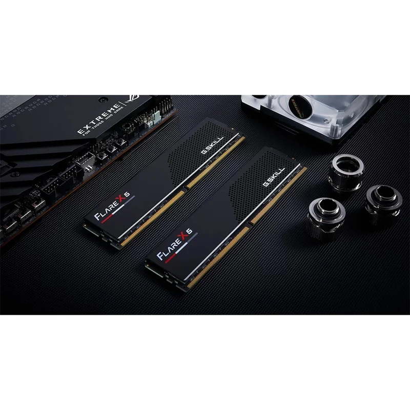 G.Skill Flare X5 64GB (32GBx2) DDR5 6000 MT/s CL36-36-36-96 1.35V Intel XMP / AMD EXPO Desktop Memory (Matte Black) (F5-6000J3636F32GX2-FX5)