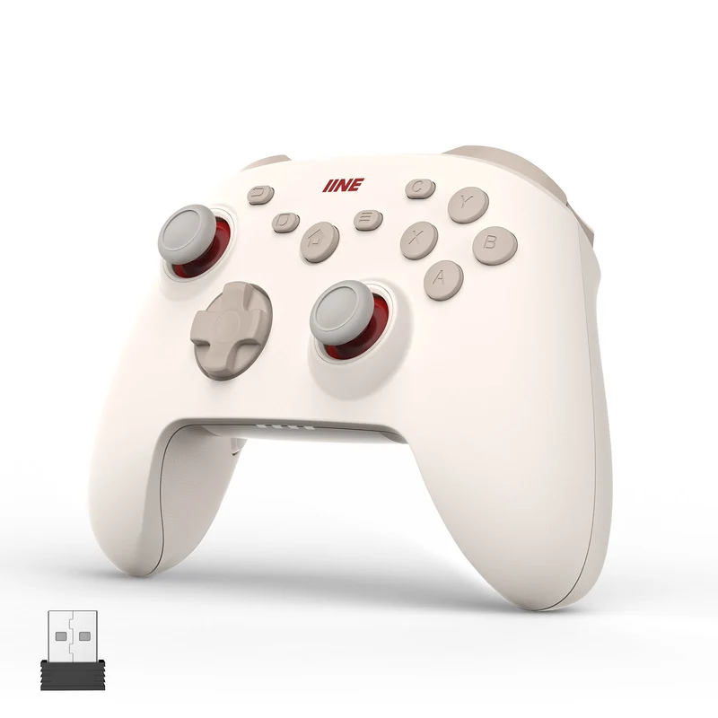 IINE Hypnos Wireless Controller for PC/ Nintendo Switch/ Phone (Black, White) (L1112, L1113)