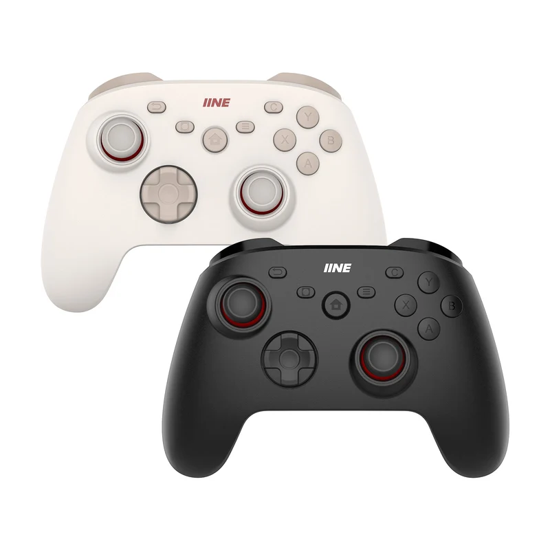 IINE Hypnos Wireless Controller for PC/ Nintendo Switch/ Phone (Black, White) (L1112, L1113)