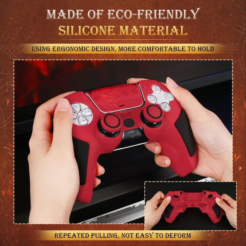 IINE Silicone Protective Cover for PS5 Controller (L1117)