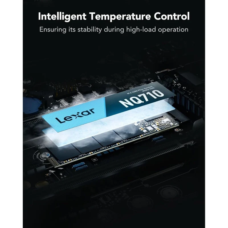 Lexar NQ710 500GB M.2 2280 4400MB/s Read PCIe Gen4x4 NVMe SSD (LNQ710X500G-RNNNG)