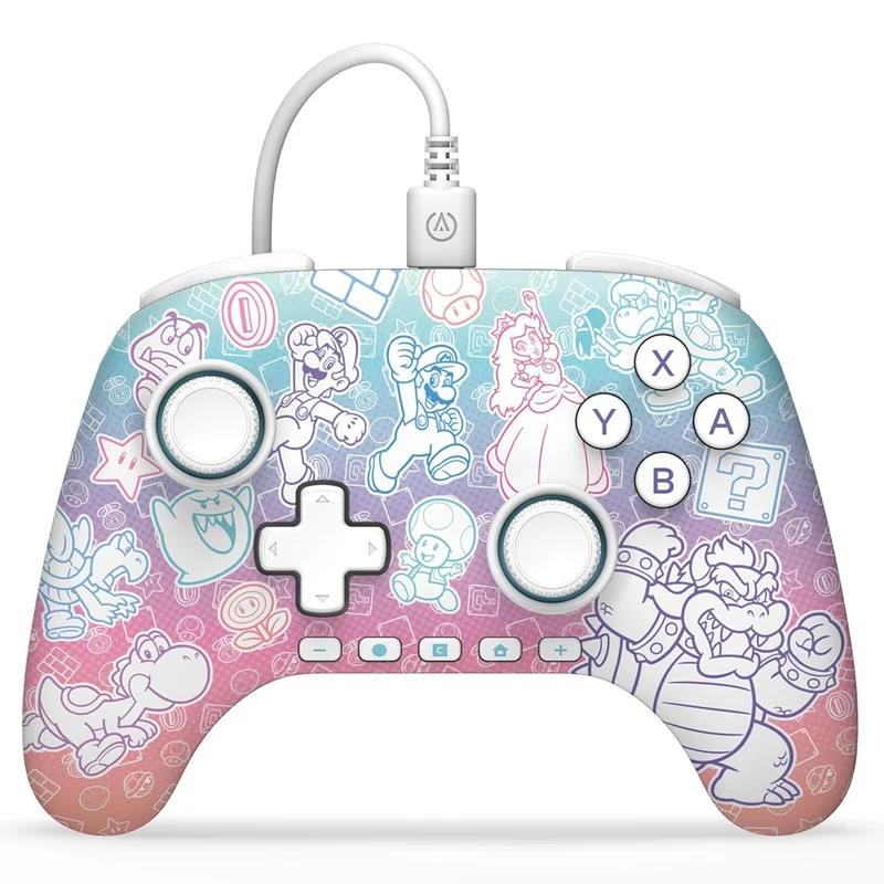 PowerA Advantage Wired Controller for Nintendo Switch 2 (Mushroom Kingdom) (NSGP0526-01)