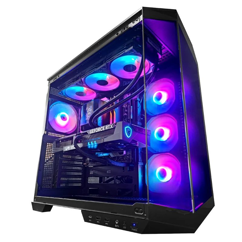 Optima MAG Pano 100R Black Desktop Gaming PC | Intel i7 14700F | 32GB RAM | 1TB SSD | with WiFi + Bluetooth | GeForce RTX 5070 OC | Windows 11 Pro