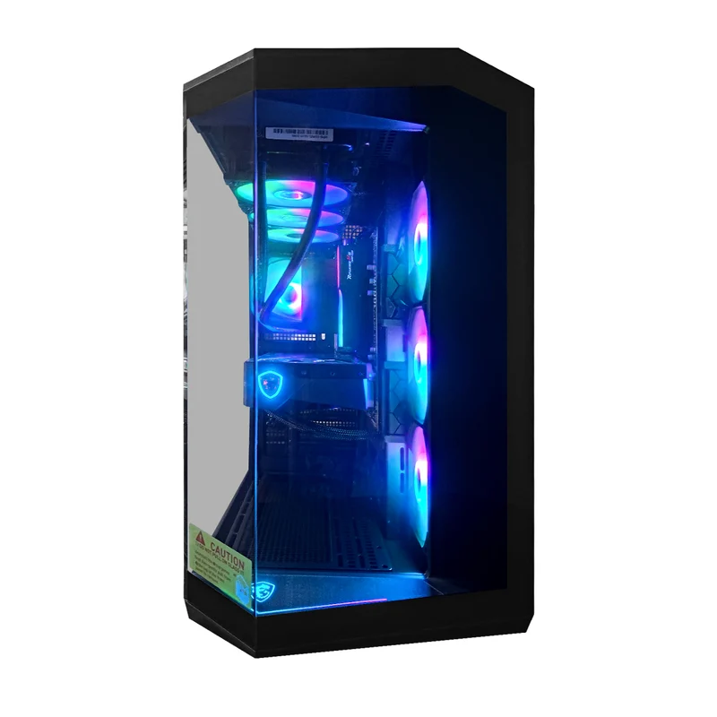 Optima MAG Pano 100R Black Desktop Gaming PC | Intel i7 14700F | 32GB RAM | 1TB SSD | with WiFi + Bluetooth | GeForce RTX 5070 OC | Windows 11 Pro