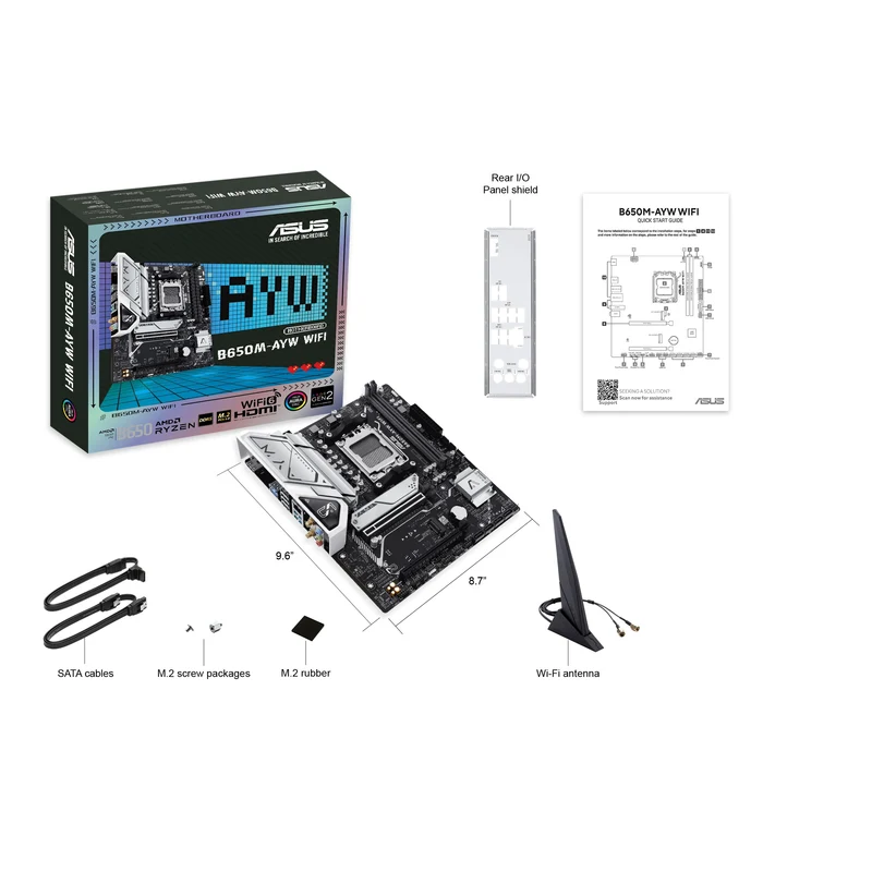 Asus B650M-AYW WiFi DDR5 AMD Motherboard