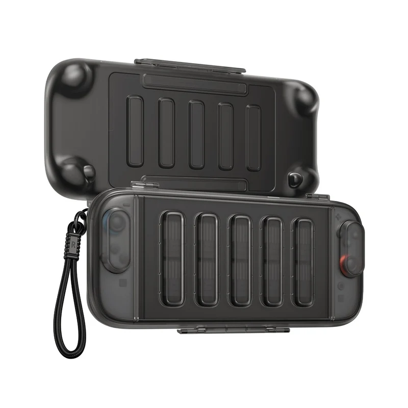JSAUX Shock-Absorbent Storage Case for Nintendo Switch 2 (PC0116) (Black, Purple)