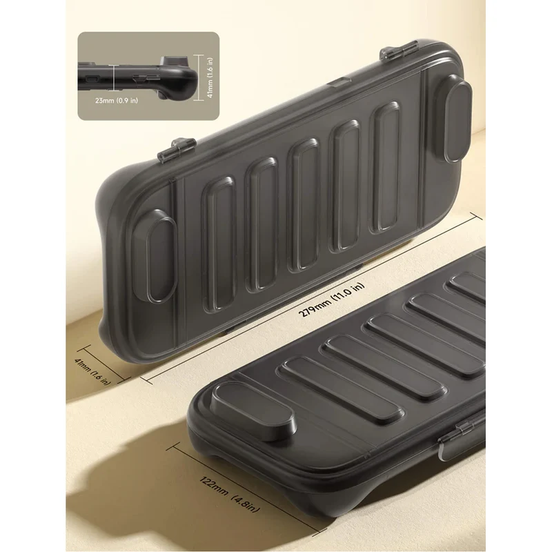 JSAUX Shock-Absorbent Storage Case for Nintendo Switch 2 (PC0116) (Black, Purple)