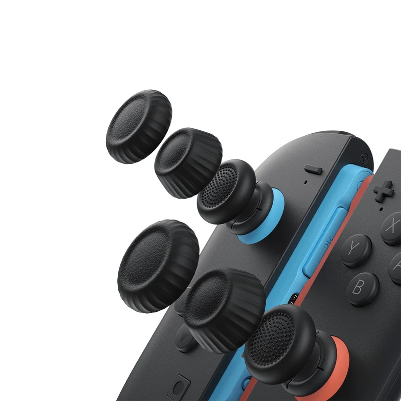 JSAUX Multi-Mode Thumb Grip Set for Nintendo Switch 2 (Black, Orange/Blue, Red/Beige, Green, Purple) (GP0404)