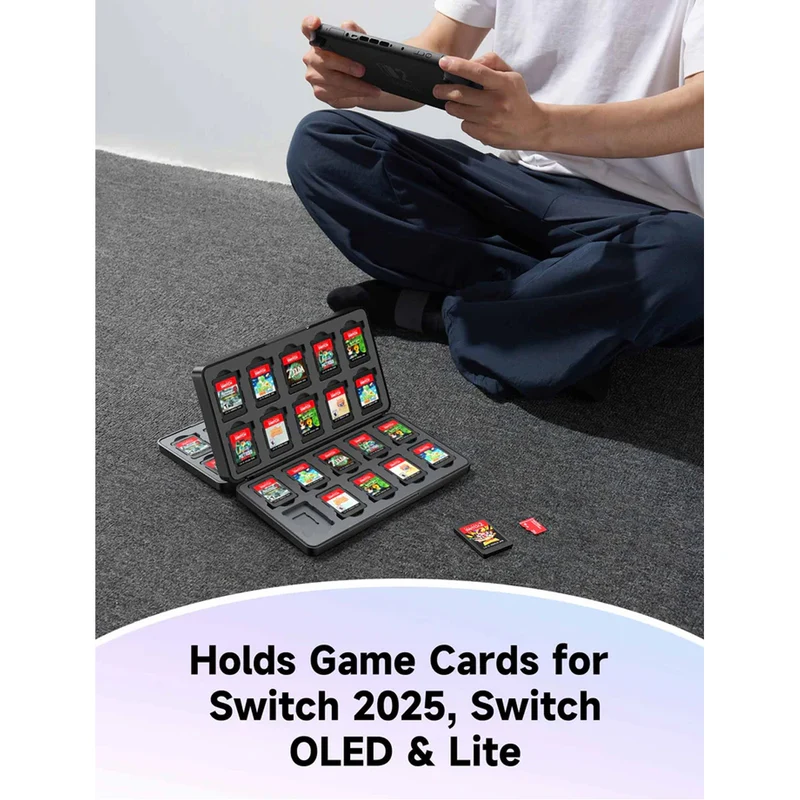 JSAUX Game Card Case 40 for Nintendo Switch 2 (Black, Beige) (BG0118)